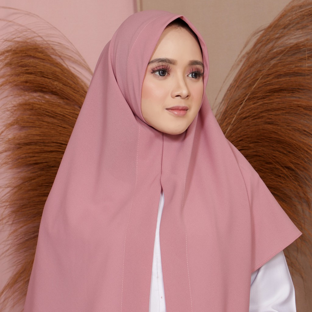 Jilbab Segitiga instan Jumbo Diamond Stetch | Hijab Segitiga | JIlbab Jumbo | Jilbab Instan | Hijab 