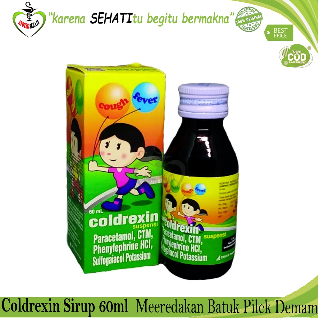 COLDREXIN SIRUP 60ML OBAT FLU PILEK ANAK