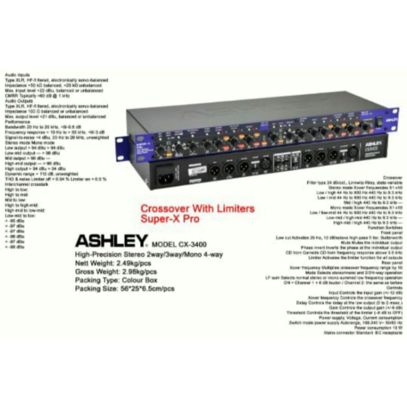 Crossover Ashley CX3400 Original Ashley Crossover CX3400