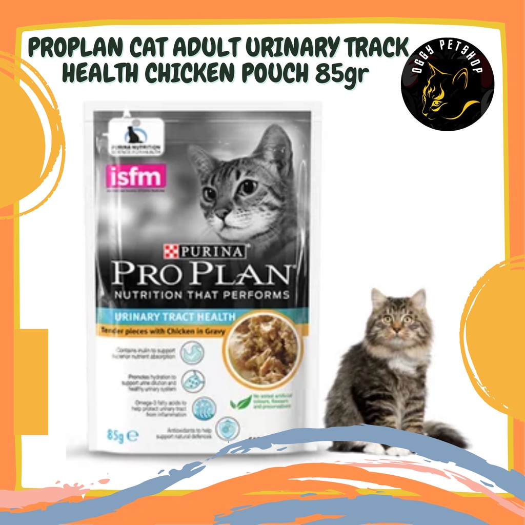 PROPLAN CAT ADULT URINARY TRACK HEALTH CHICKEN POUCH 85gr Makanan Kucing 85gram