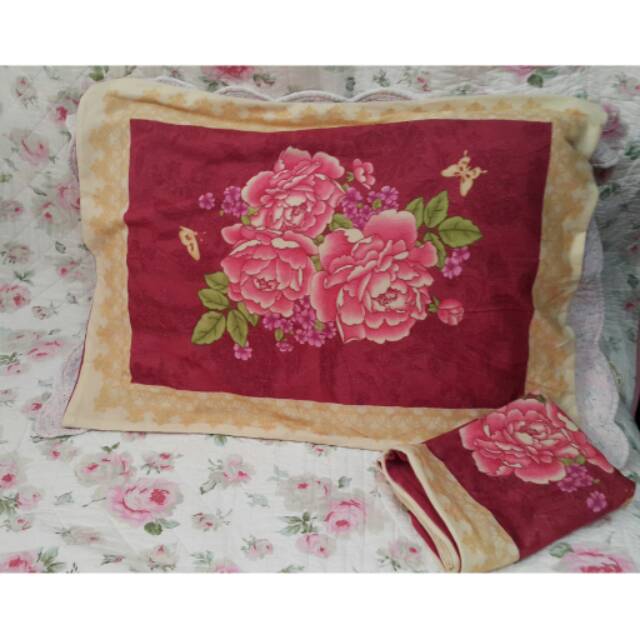 Sarung bantal velvet second/ sarung import/sarung second