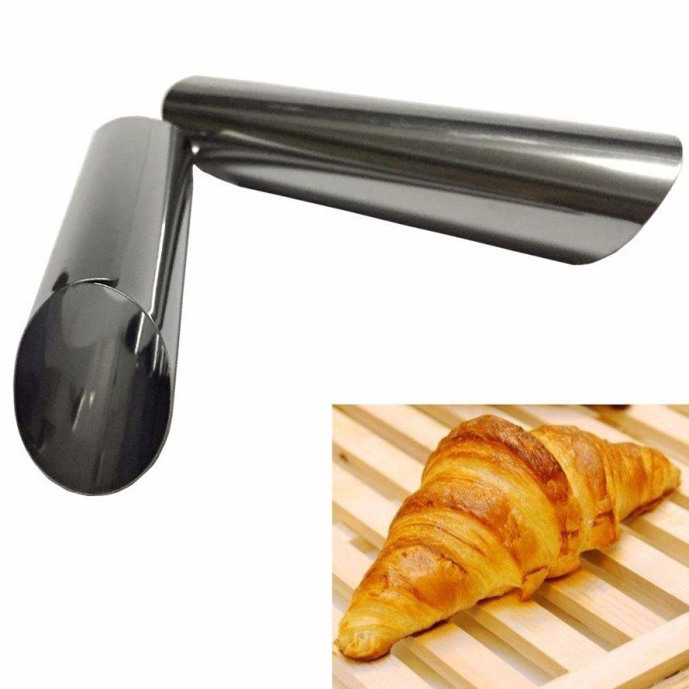 [Elegan] Bake Tabung Puff Cone Maker DIY Kue Cannoli Decor Pastry Danish Roti Dessert Stainless Steel