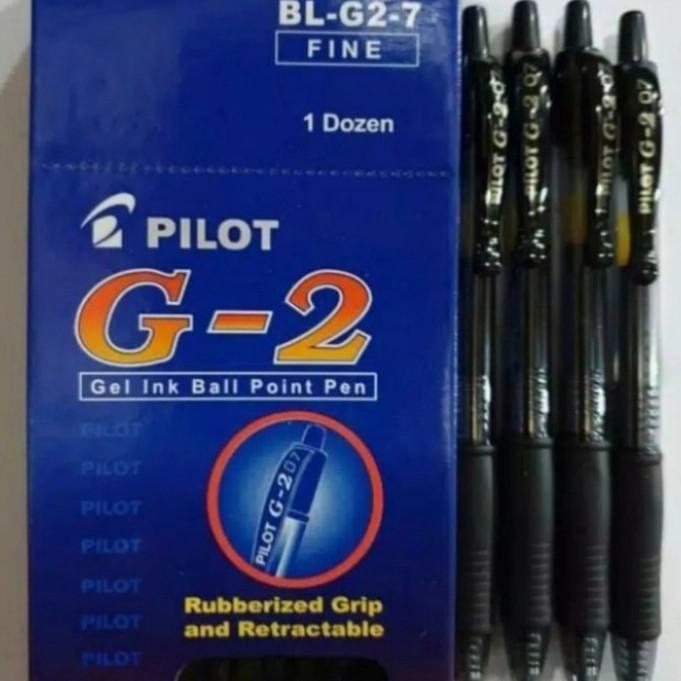 

PEN PILOT GEL G2 0.7mm(hitam ) Original JAPAN Losinan ---Terbaru---