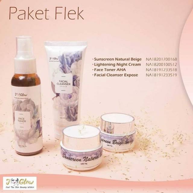 JGLOW skincare paket Flek