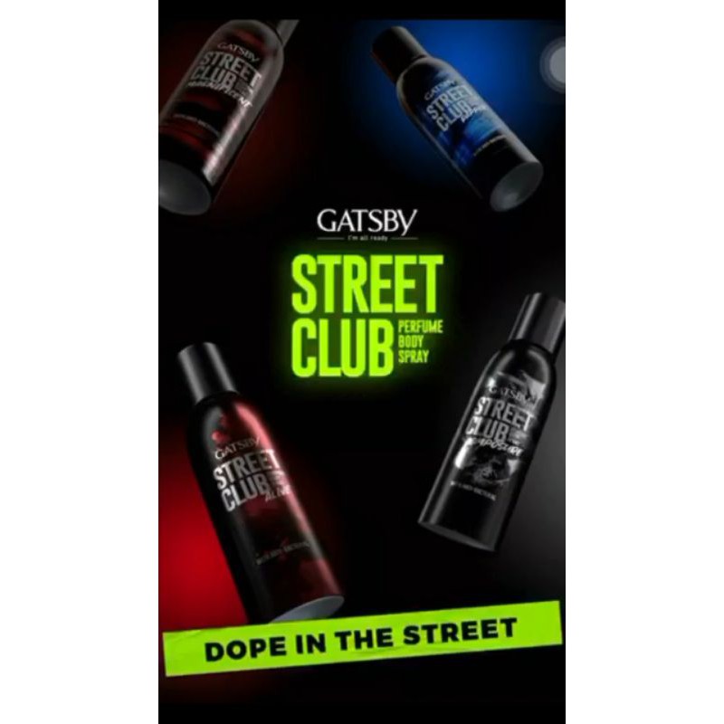 Parfum body spray / Gatsby Street club 150ml