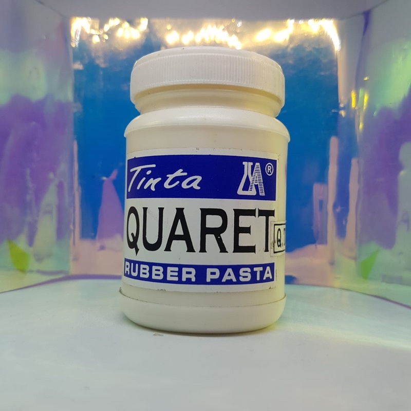 

Pasta Quaret Putih Karet Putih Sablon Rubber Kaos White Kwaret Paste Tinta Cat Kain 250 gram High Quality Kualitas