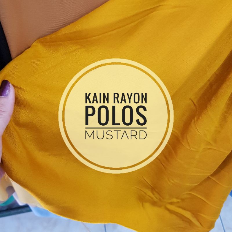 KAIN KATUN RAYON (SANTUNG) POLOS