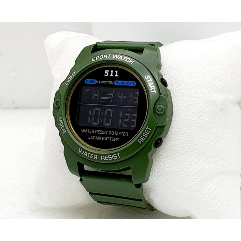 Jam Netizen Jam Tangan Skymax Jam Tangan Pria Tahan Air Menyelam Jam Tangan Couple Sepasang Free Baterai Box Analog Baterai Jam Tangan Waterproof-511 HIJAU