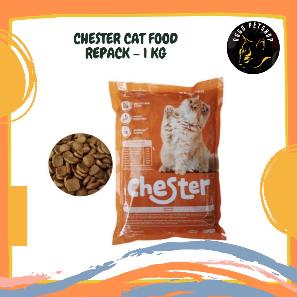 Makanan Kucing Chester Cat Food Kemasan 1 Kg