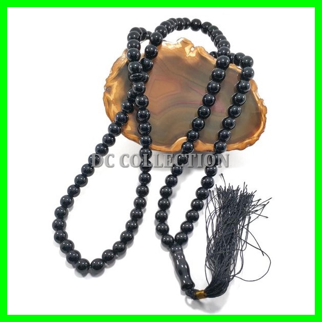 TASBIH NATURAL BATU BLACK ONYX ASLI