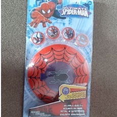 Mainan anak laki tameng senjata spiderman lampu dan suara pistol koin pistol superhero avengers