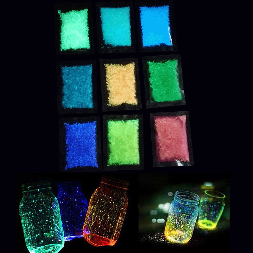 Ornamen Batu Kerikil Luminous Glow In The Dark Untuk Dekorasi Akuarium Ikan