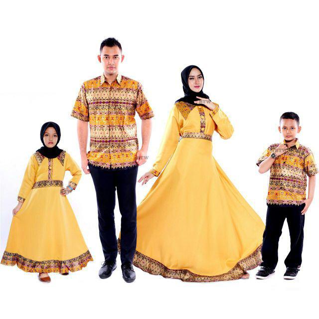 Couple keluarga•Batik couple keluarga sania ruffle ori ndoro jowi-3