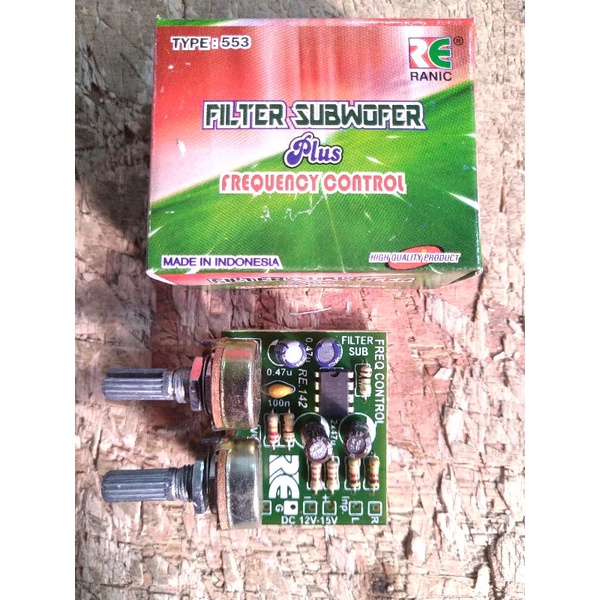 Kit Filter Subwoofer Plus Frekuensi ( 553 )