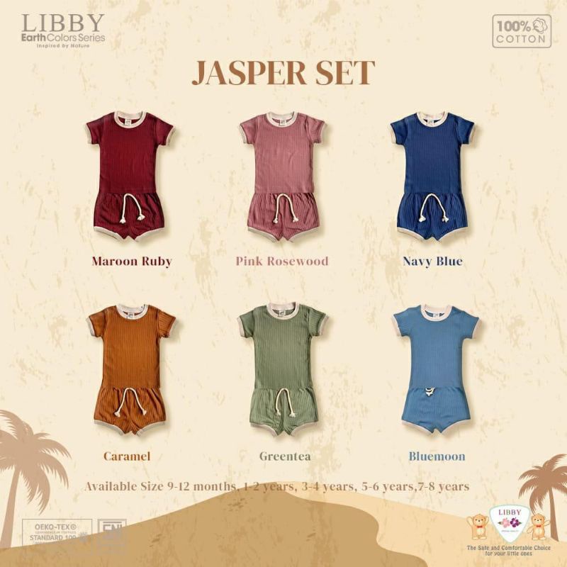 libby setelan pendek jasper set (1stel)