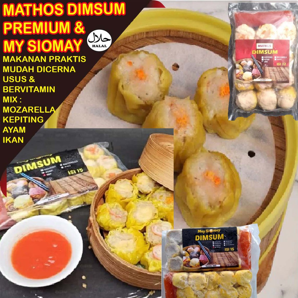 

Dimsum Mathos Premium Mix Isi 12 & MySiomayMix Isi 15