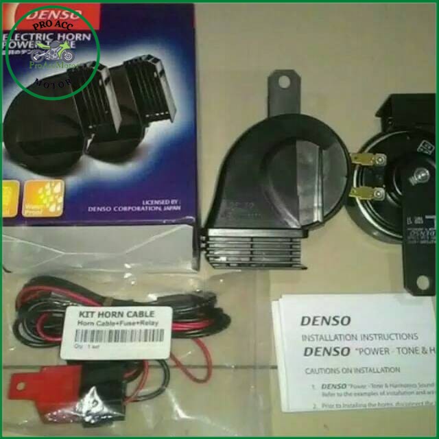 Klakson Denso keong waterproof + Rellay motor PCX ADV NMAX AEROX XMAX