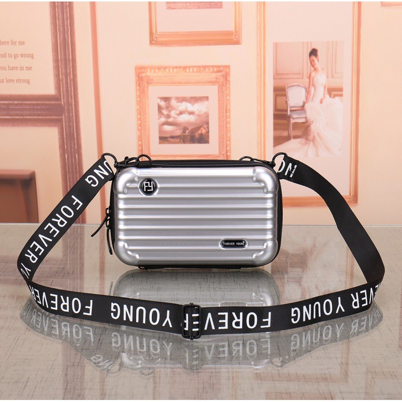 {PROMO} Tas Selempang Koper Mini Import Tas Lucu tas wanita murah tas make up tas wanita import sling bag wanita shoulder bag wanita tas bahu wanita crossbody bag tas wanita branded tas wanita kekinian