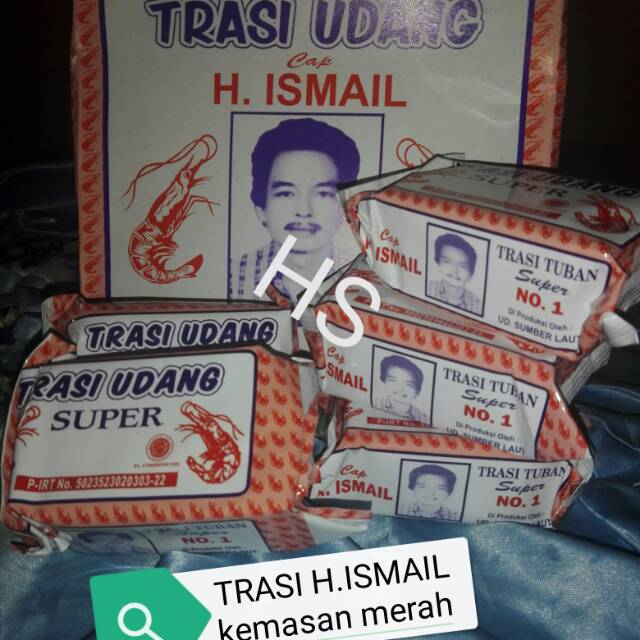 

Trasi udang tuban H.ismail paket 500 gram dapat 5 pcs trasi ukuran 100 gram