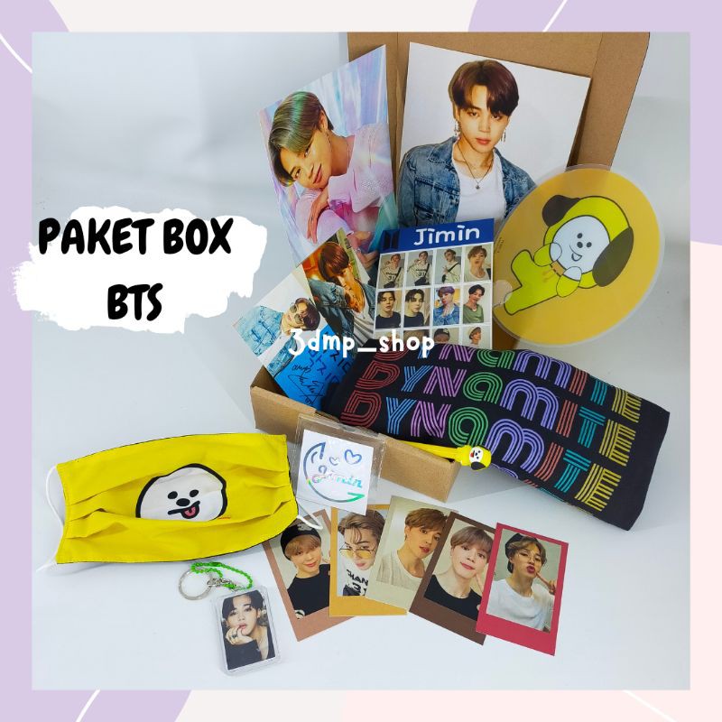 Paket box hampers gift wisuda ultah lebaran bts jimin chimmy seokjin rj tata taehyung