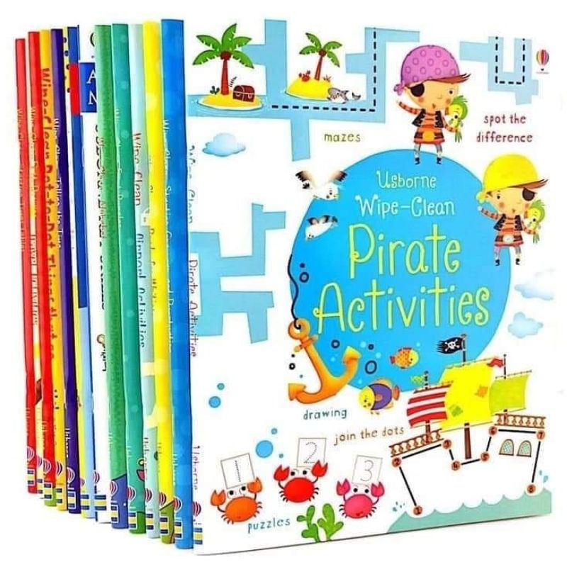 

buku wipe and clean usborne wipe clean buku belajar