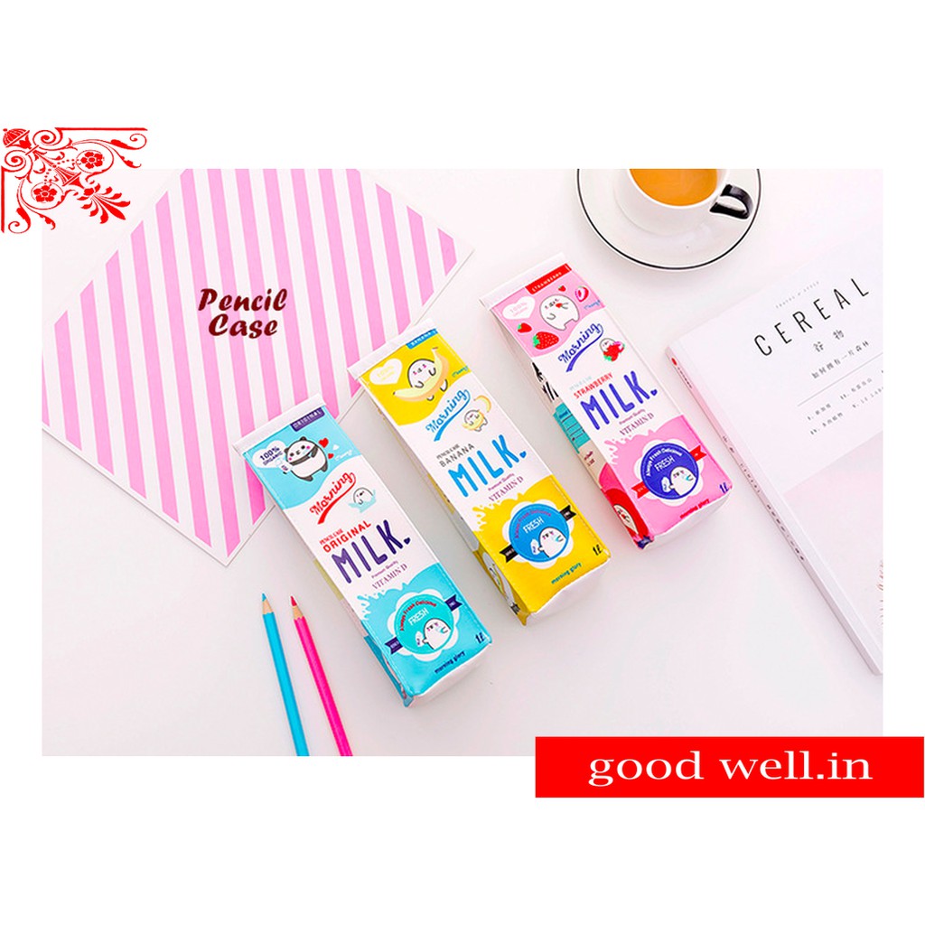 

KOTAK PENSIL BENTUK KOTAK SUSU