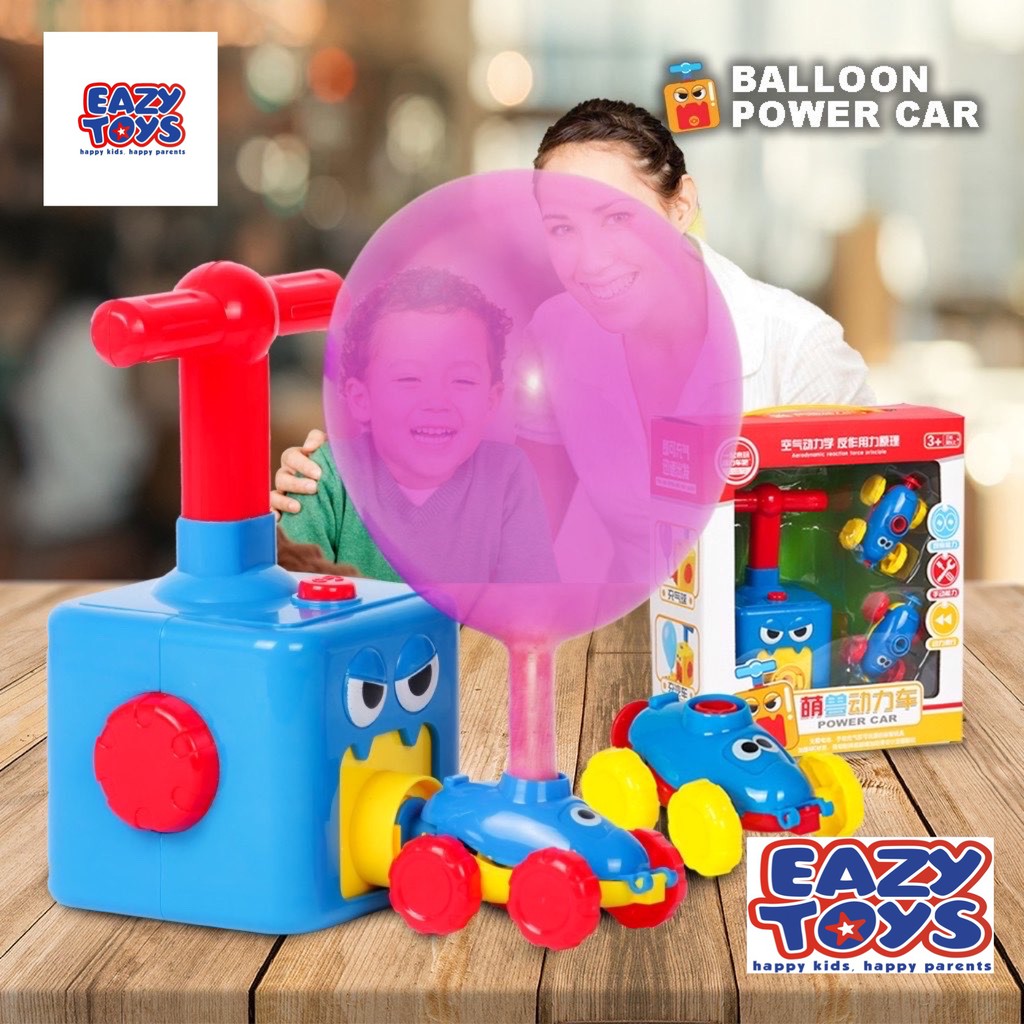 MAINAN MOBIL POMPA BALON AIR PRESSURE POWERED BALLOON CAR