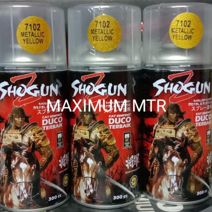 

SHOGUN Z - YELLOW METTALIC 7102 -GOLD YELLOW - CAT DUCO - TAHAN B