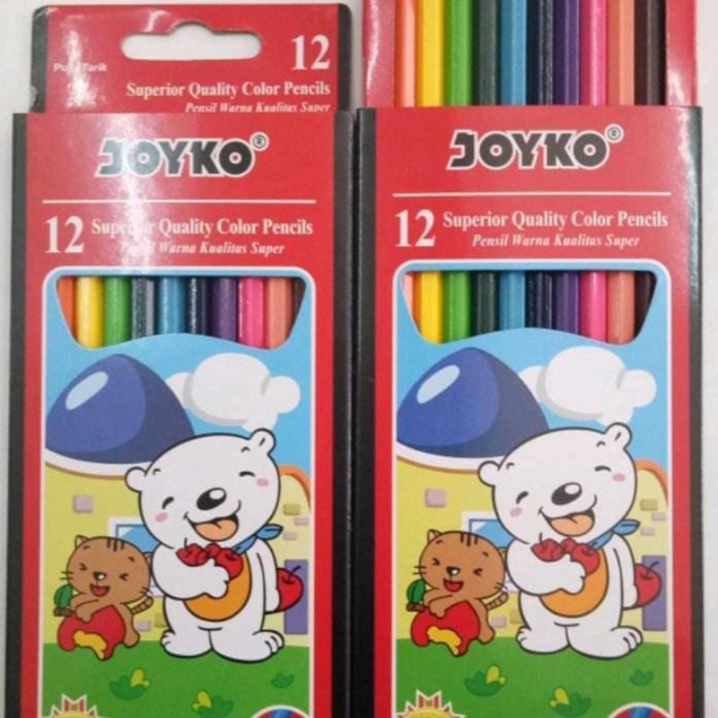 

Pensil Warna Joyko 12 Superior Quality Color Pencils (CP-12PB)