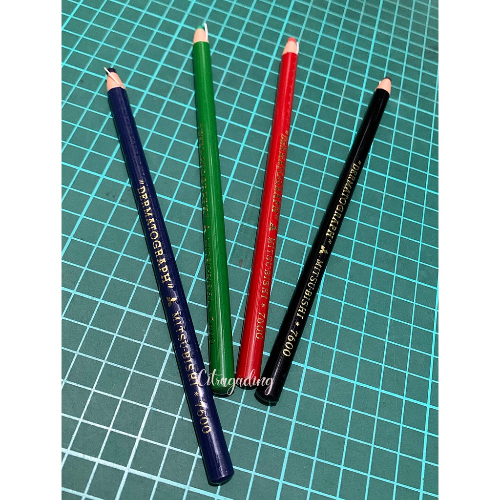 

PENSIL KACA MITSUBISHI ASLI JEPANG DERMATOGRAPH QUILTING PENCIL GLASS PENANDA KAIN MENGGAMBAR LUKIS