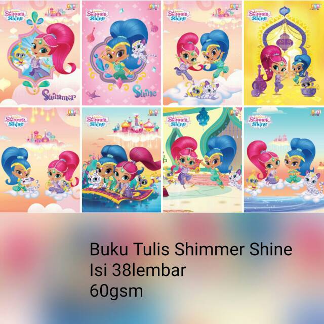 

Buku Tulis Shimmer Shine