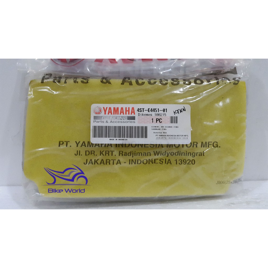 Saringan Busa Filter Udara - Crypton Vega R Jupiter 4ST-E4451-01