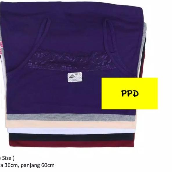 ♗ Tank Top Wanita Renda Tali Kecil Merk Lutty ☂