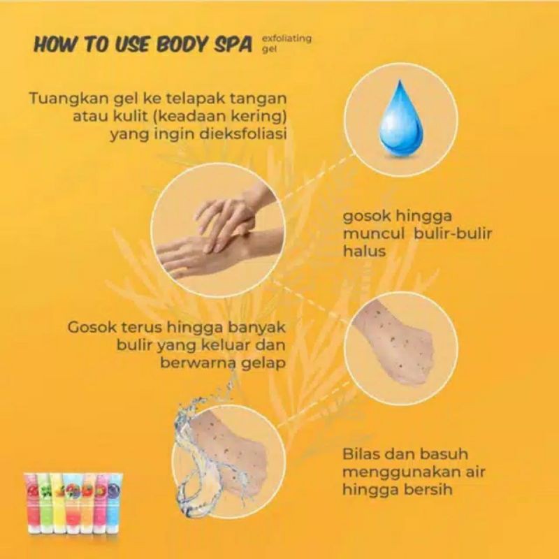 [300ml] Hanasui Body Spa | Body Exfoliating Gel With Collagen