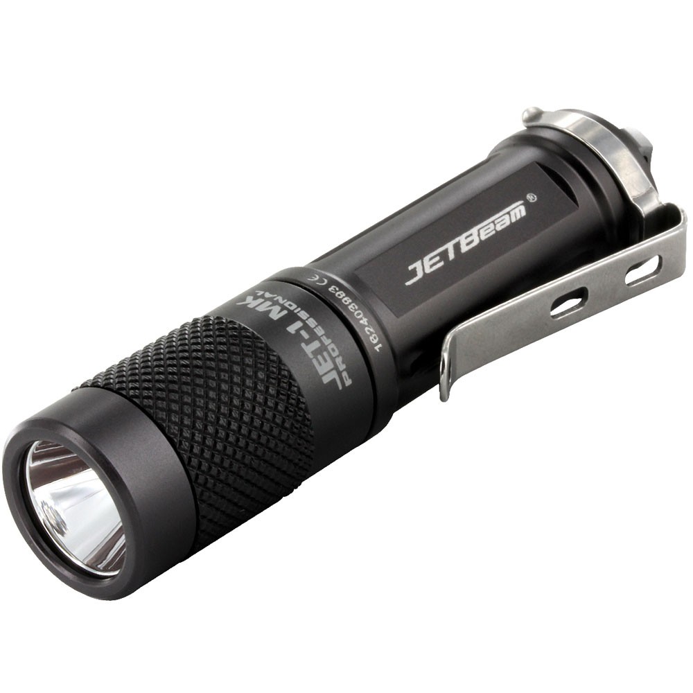 JETBeam Jet-I MK Tiny Flashlight Senter LED CREE XP-G2 480 Lumens - JBFL1IBK Black