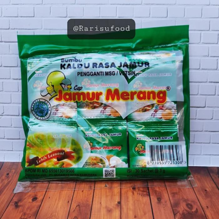 

Bumbu Penyedap Kaldu Jamur Non Msg Halal Mui - 3Gr