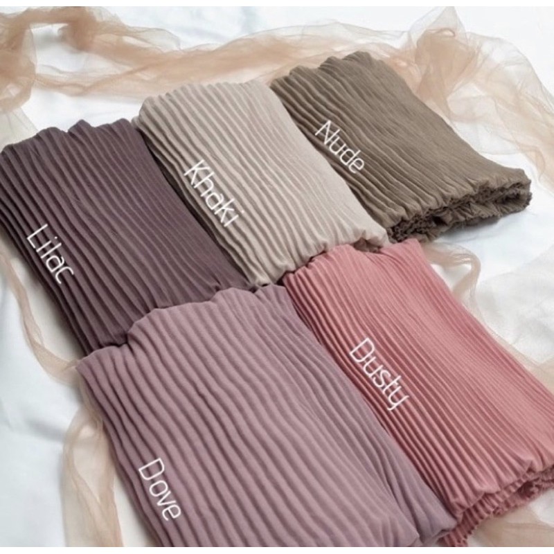 pashmina plisket lidi
