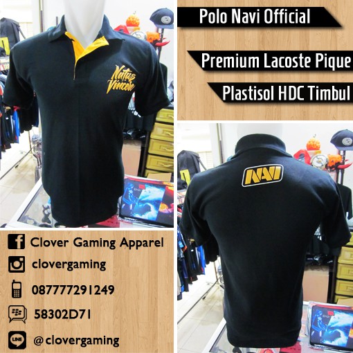 POLO NAVI HITAM || Dota Gaming