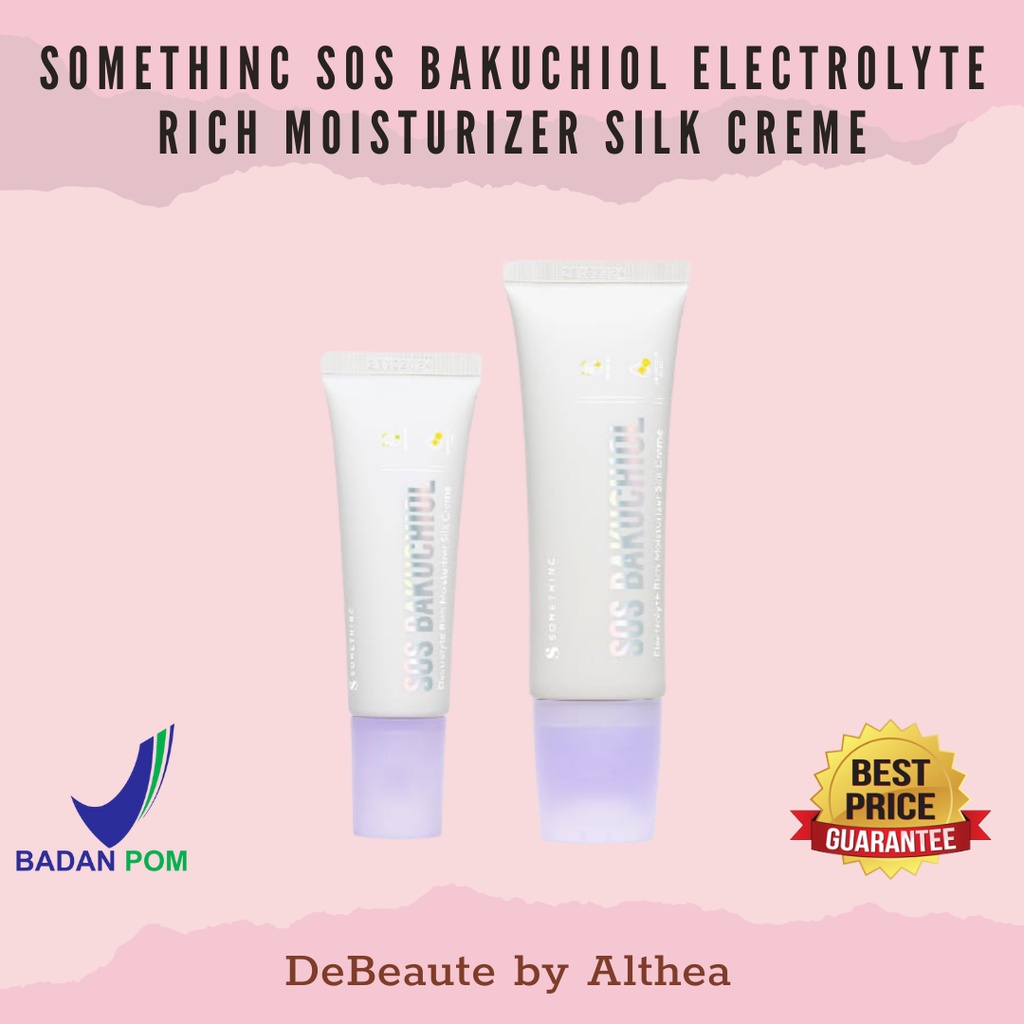 Somethinc SOS Bakuchiol Electrolyte Rich Moisturizer Silk Creme 25ml / 50ml