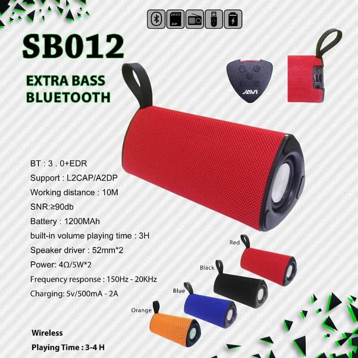 Javi SB 012 Speaker Bluetooth