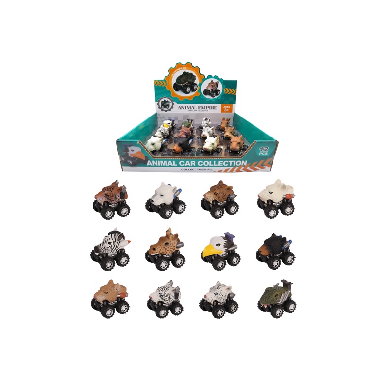 Animal Cars Empire Collection / Mainan Mobil Pull Back