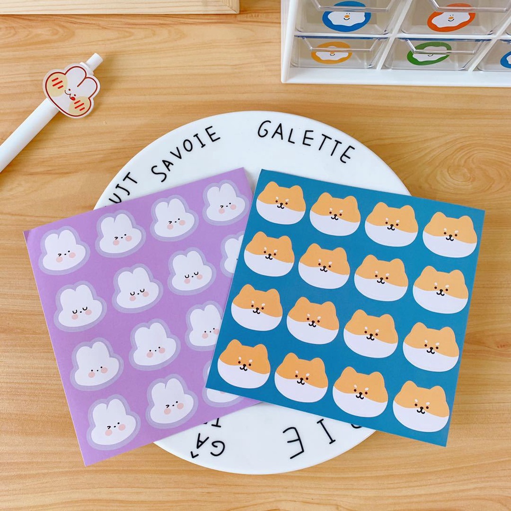 

Bunny and Shiba Inu Sticker