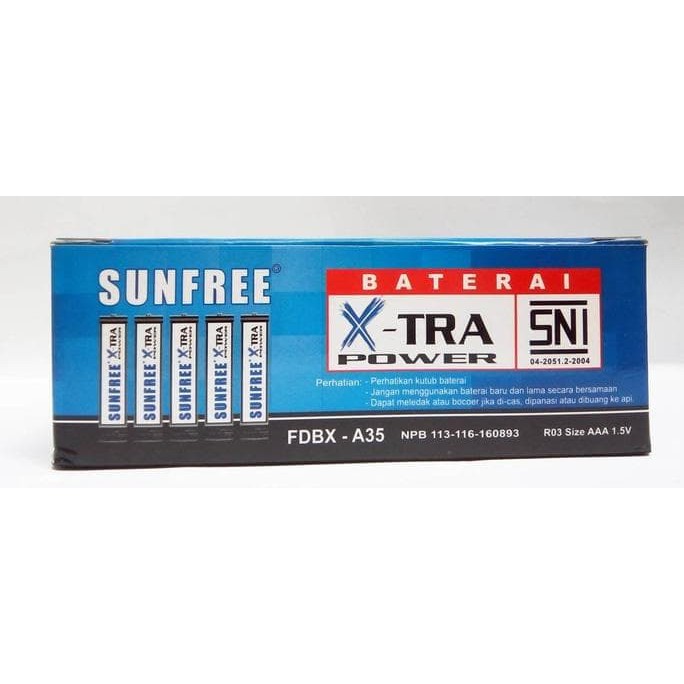 Batu Baterai AA &amp; AAA Sunfree Batre A2 Battery Jam Dinding Remot Bateray Batere not Rechargeable