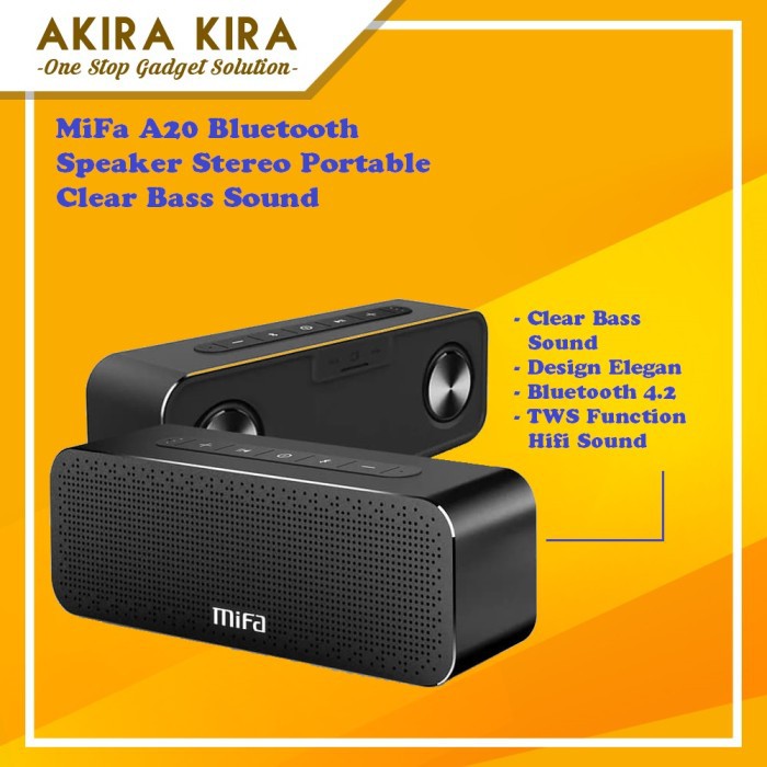 MiFa A20 Premium Bluetooth Speaker Stereo Portable HiFi Original