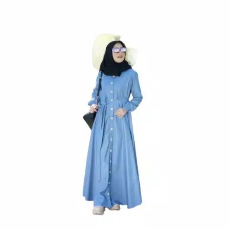 dress casual Maira maxi dress wanita size S.M.L.Xl gamis kondangan