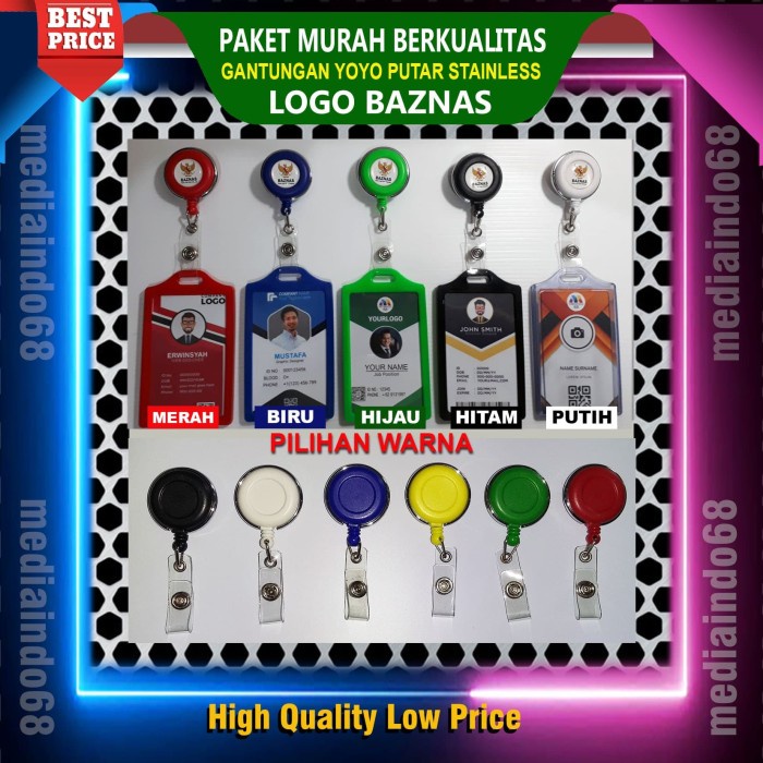 

Diskon Yoyo Gantungan Id Card Putar Stainless-Logo Baznas Limited