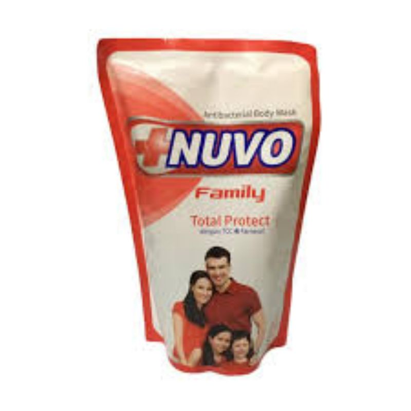 NUVO FAMILY Sabun Mandi Cair Pouch 450ML Nuvo body wash