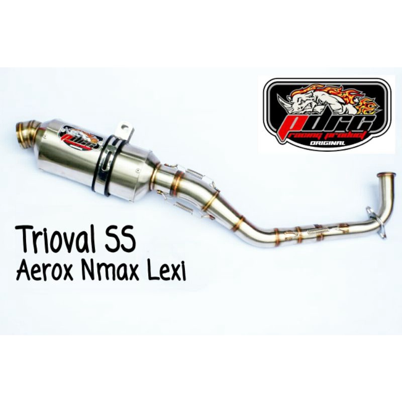 knalpot PDRC trioval original Aerox Nmax Lexi not wrx proliner r9