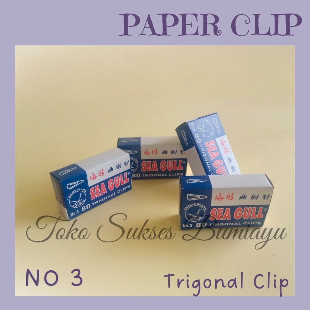 

PAPER CLIP / PAPER CLIP SEA GULL NO 3 / TRIGONAL CLIP SEAGULL