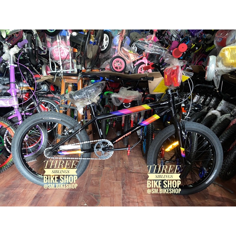 SEPEDA FREESTYLE BMX UNITED RHESUS 20 INCH WARNA HITAM
